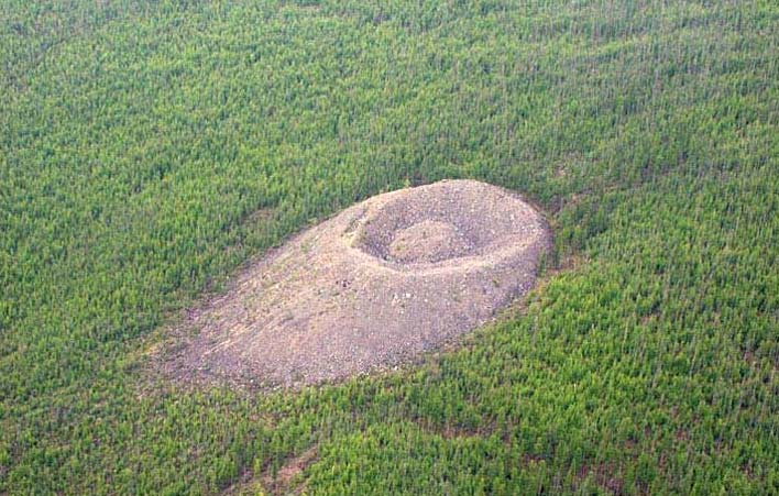 патомский кратер в России