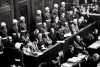 Скамья подсудимых на Нюрнбергском процессе